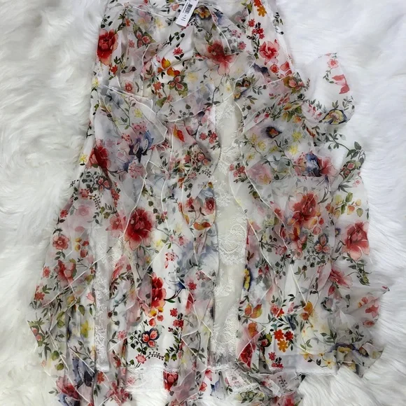 Alice + Olivia Yula Silk Midi Skirt - Picture 5 of 8